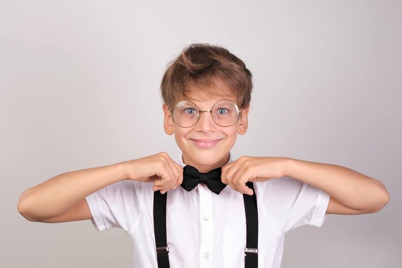 trilece Burgundy Suspenders and Bowtie Set for Boys, Kids, Girls, Toddlers, Baby,Adjustable Elastic 1 inch Wide Y Shape,Heavy Duty Strong Clips (6 Years to 5 Feet, Burgundy) - Image 5